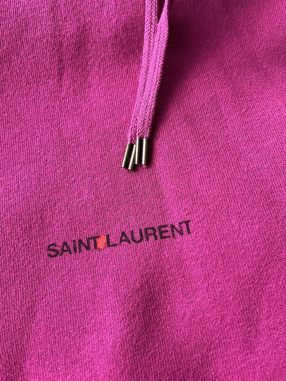 Hedi Slimane × Saint Laurent Paris × Yves Saint Laurent Rare Brand New Rive Gauche Saint Laurent Logo Hoodie Runway Size US XL / EU 56 / 4 - 2 Thumbnail