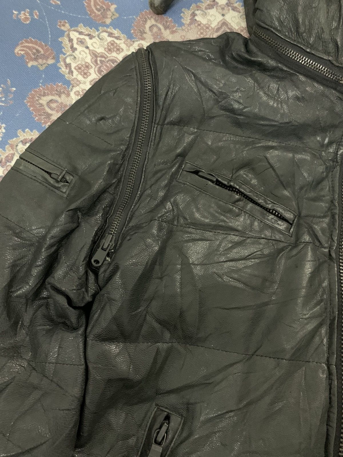 BUFFALO BOBS Buffalo Bobs Leather Apocalypse Racoon Fur Hoodie LGB GOA Size US M / EU 48-50 / 2 - 4 Thumbnail
