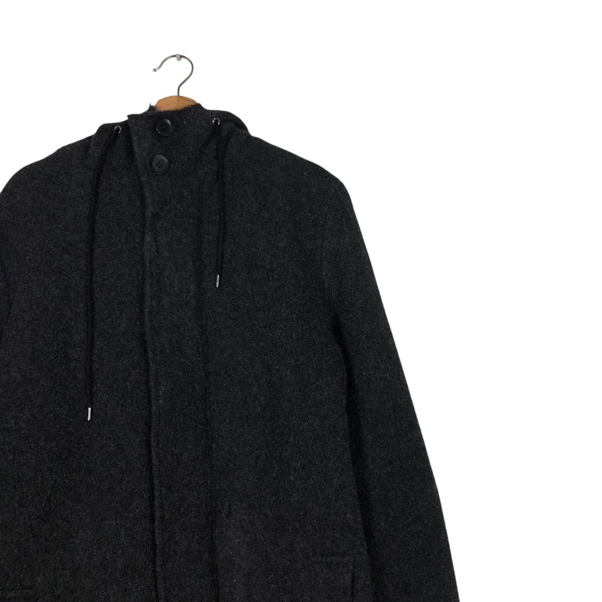 Ground Y 🔥RICH BLACK MOHAIR WOOL LONG JACKET GROUNDY YOHJI YAMAMOTO Size US M / EU 48-50 / 2 - 9 Thumbnail