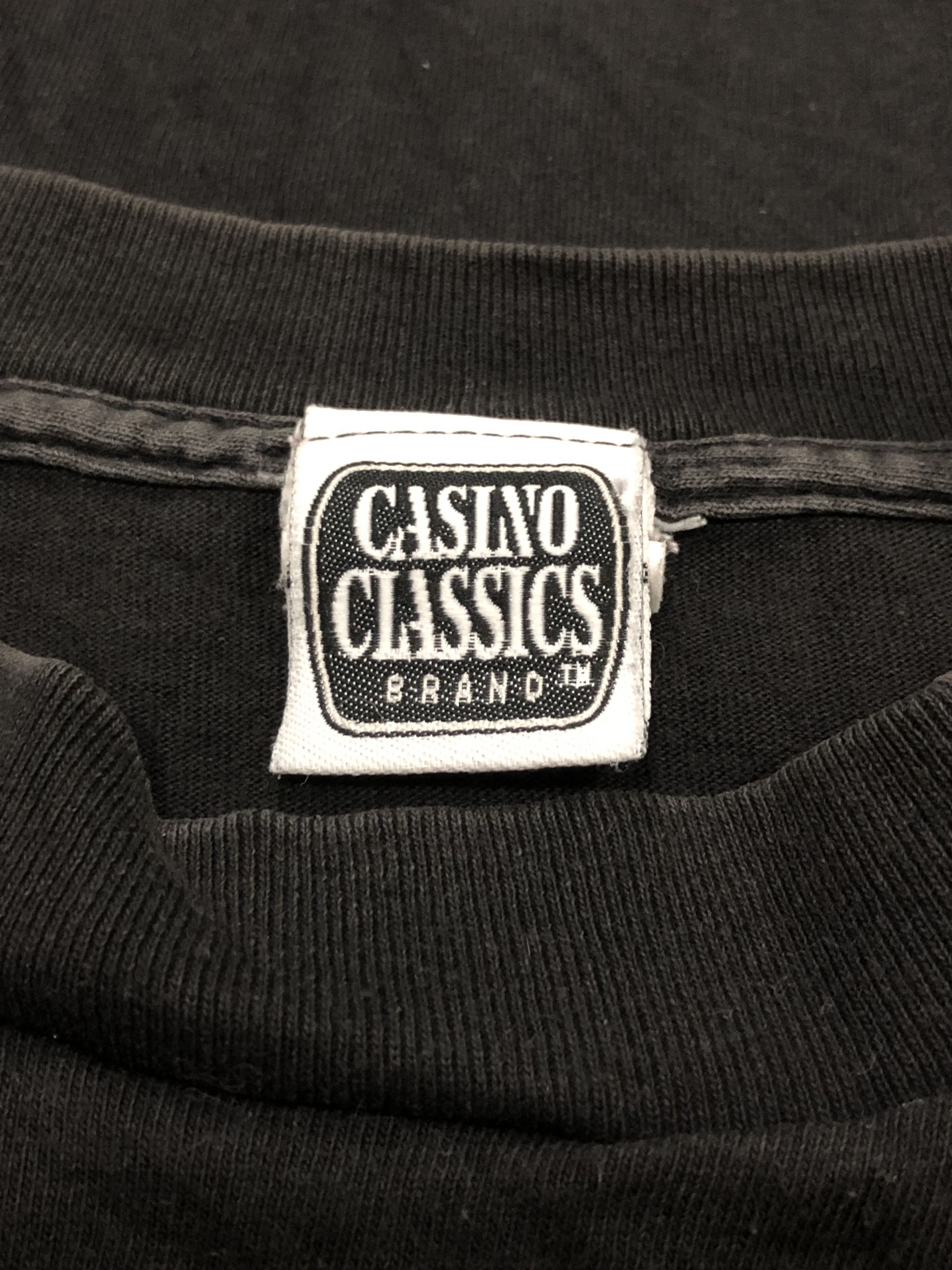 Vintage Vintage Worn Casino Players Las Vegas Tshirt Size US L / EU 52-54 / 3 - 5 Thumbnail