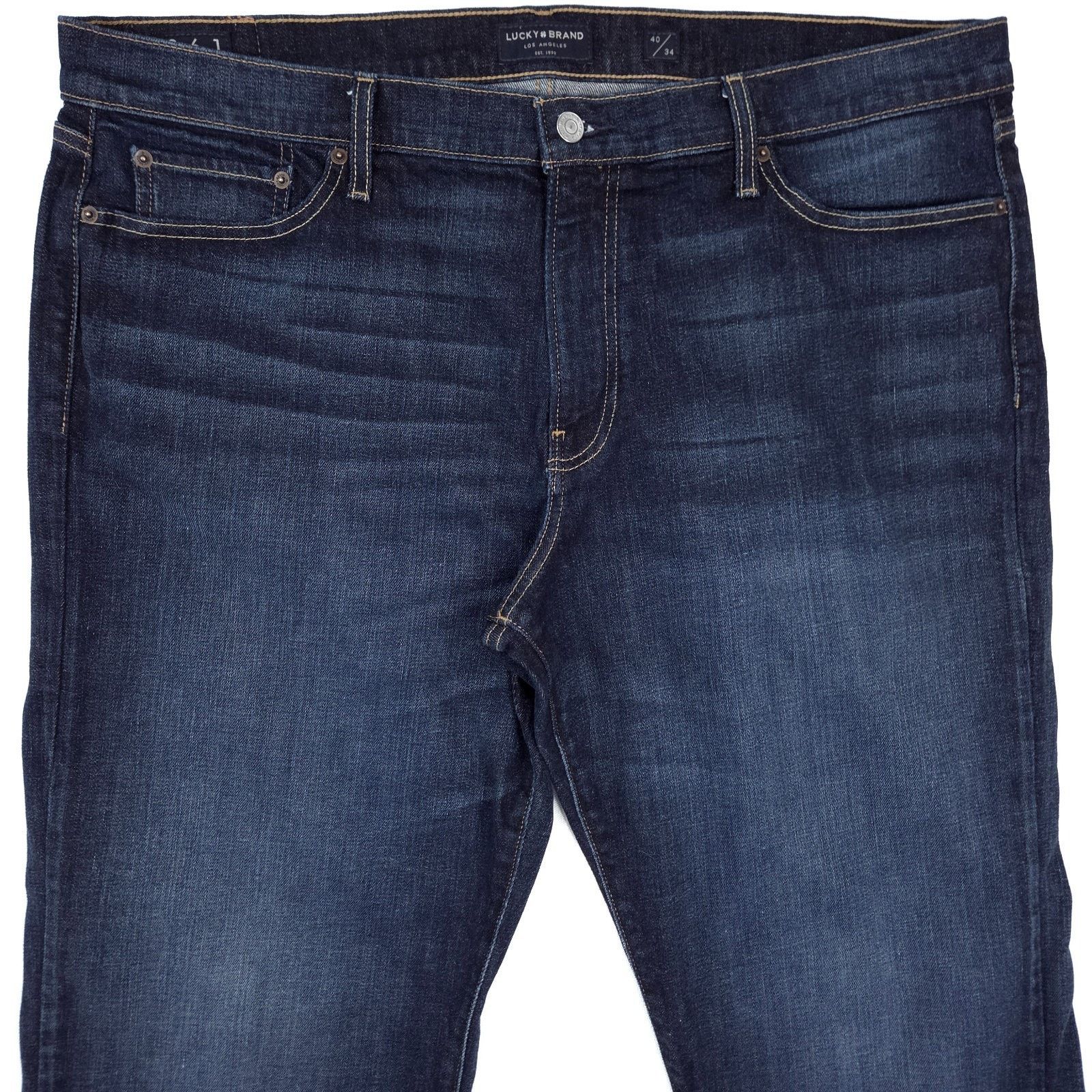Lucky Brand Lucky Brand Mens Size 40x33 Blue 361 Vintage Straight Denim Size US 40 / EU 56 - 2 Thumbnail