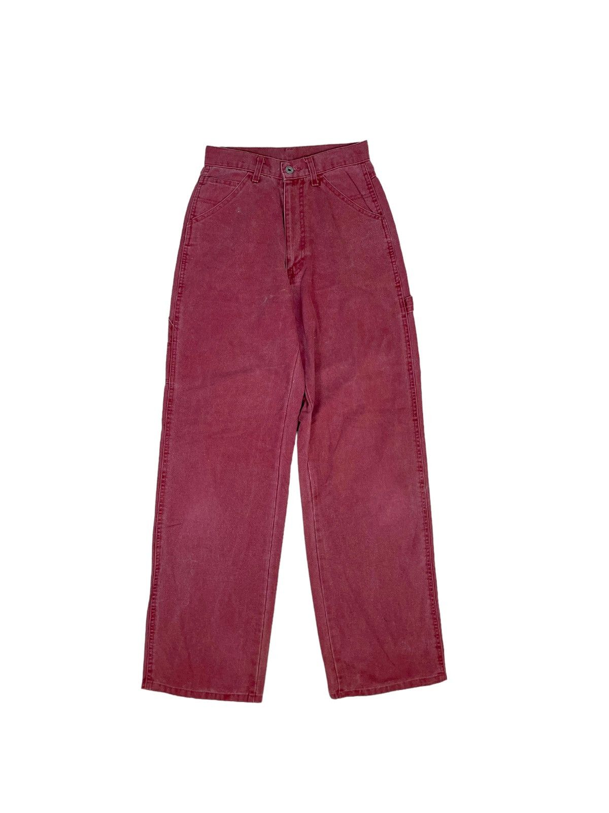 Japanese Brand 🔥LAST PRICE🔥 Japanese Streetwear Red Carpenter Size US 27 - 1 Thumbnail