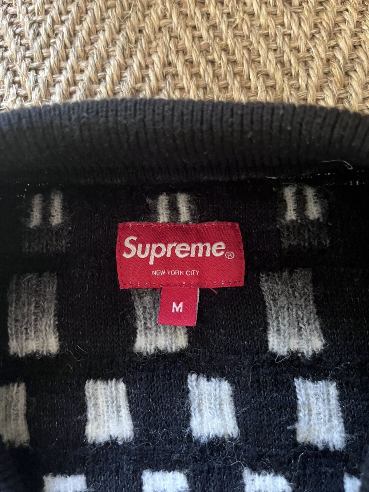 Supreme Supreme Gradient Grid Zip Up Polo Size US M / EU 48-50 / 2 - 2 Thumbnail