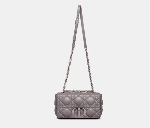 Dior o1w1db11124 Size: OS / Medium Caro Bag in Steel Grey Size ONE SIZE - 3 Thumbnail