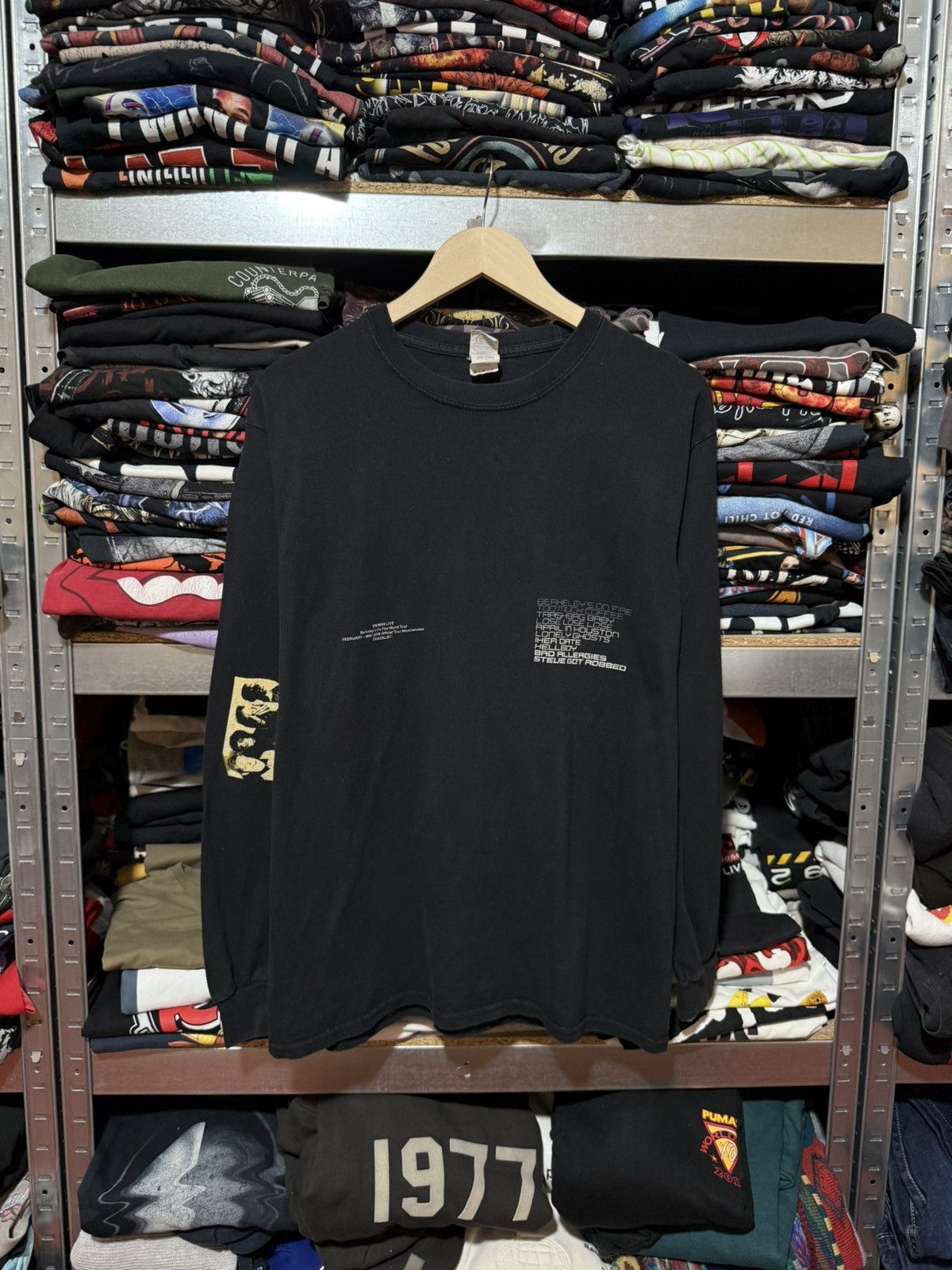 Band Tees Vintage SWRS Worldwide Tour Long Sleeve Band T-Shirt Y2K Size US M / EU 48-50 / 2 - 1 Thumbnail