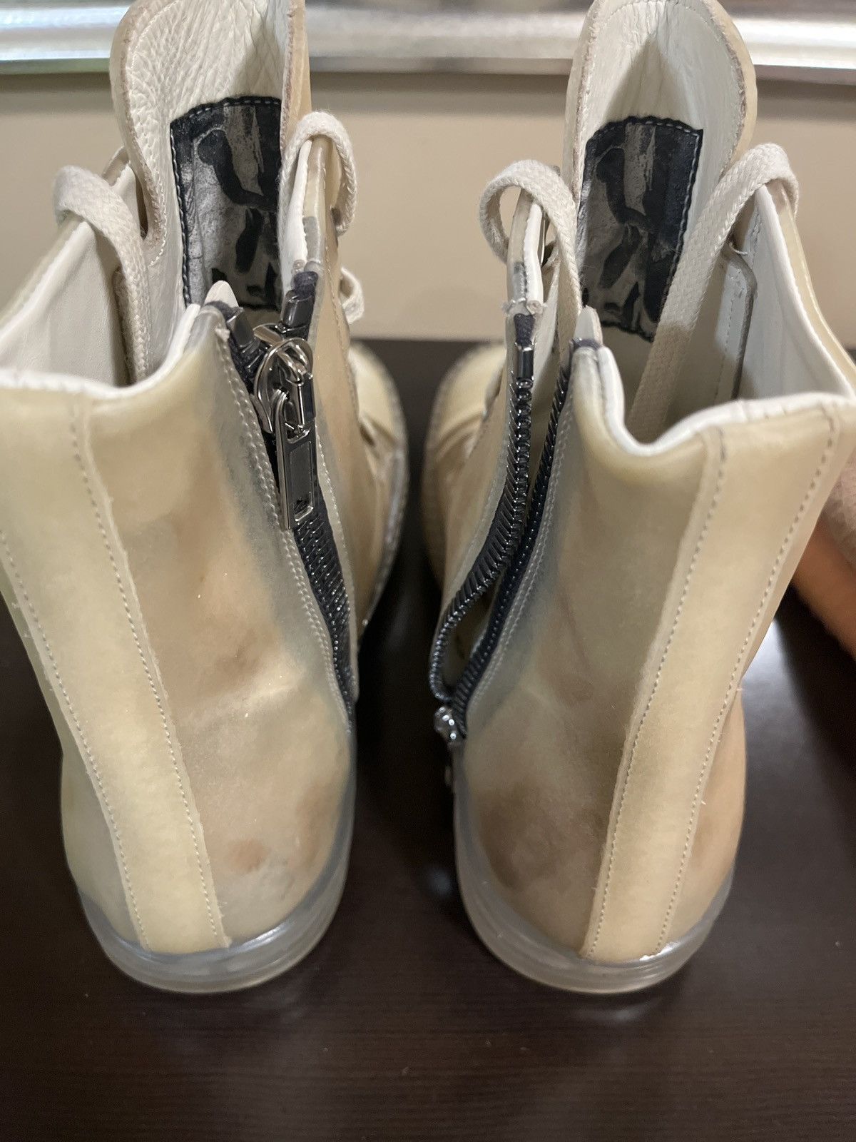 Rick Owens Rick Owens EDFU SS23 Natural Clear Size US 6 / IT 36 - 8 Thumbnail