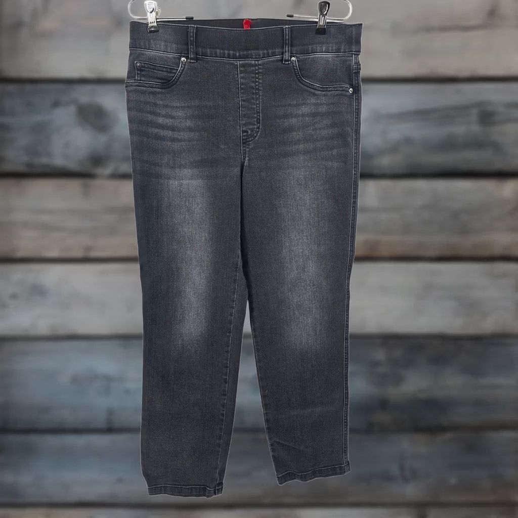 Spanx Spanx Jeans Womens Large Black Skinny Pull On High Rise Tummy Control Size 36" / US 14 / IT 50 - 1 Thumbnail