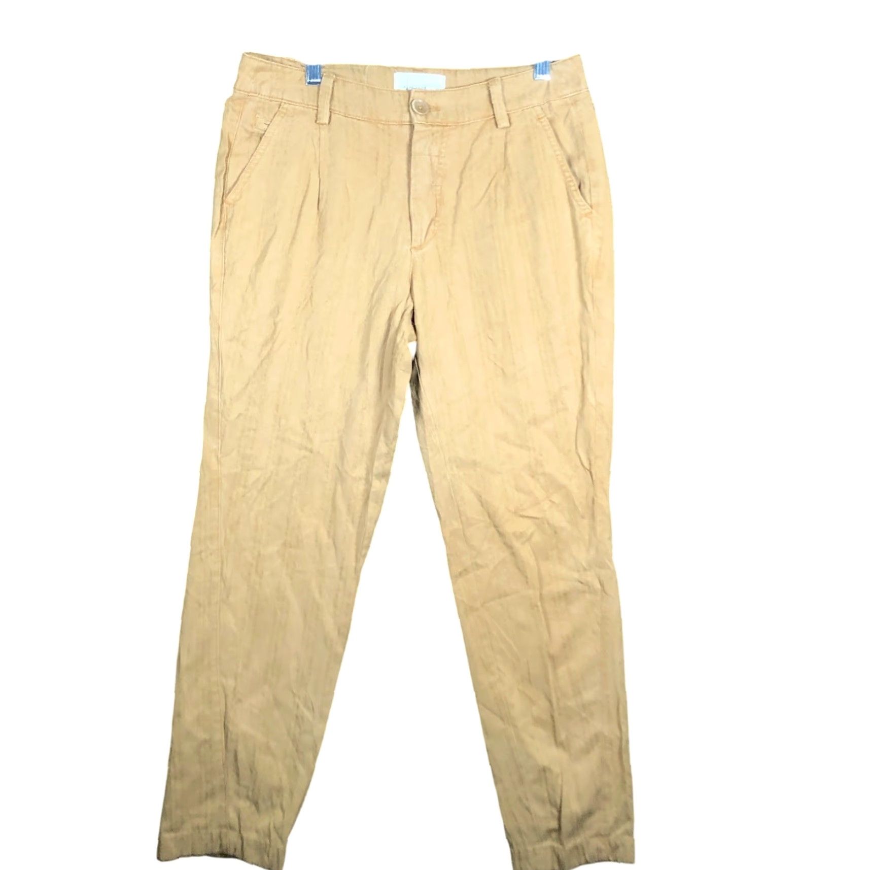Anthropologie Anthropologie Womens Pants Brown Scout Slim Pleated Embroidered Strips 27 Size 27" / US 4 / IT 40 - 2 Thumbnail