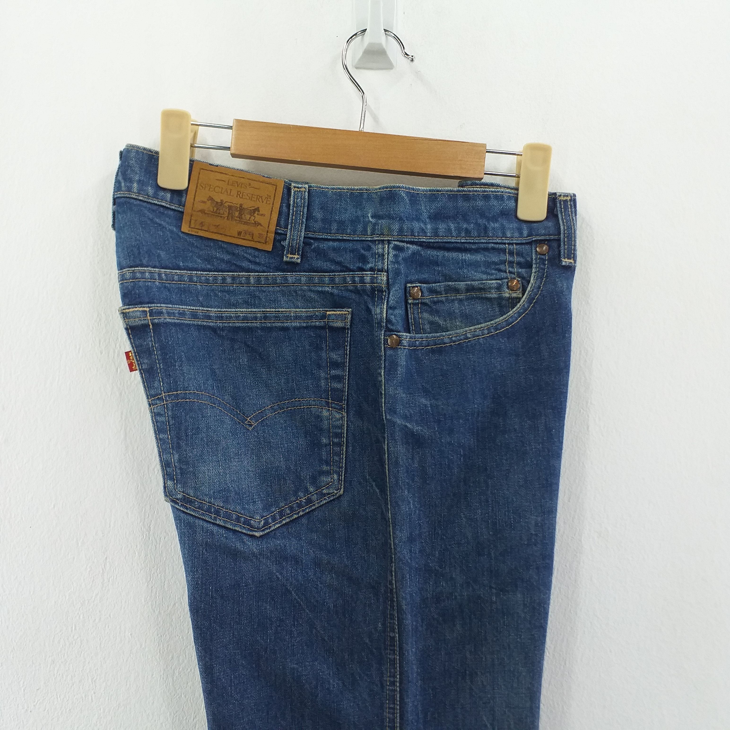 Levi's 80's Vintage Levi's Special Reserve Denim 33 x 29.5 -JN031 Size US 33 - 9 Thumbnail