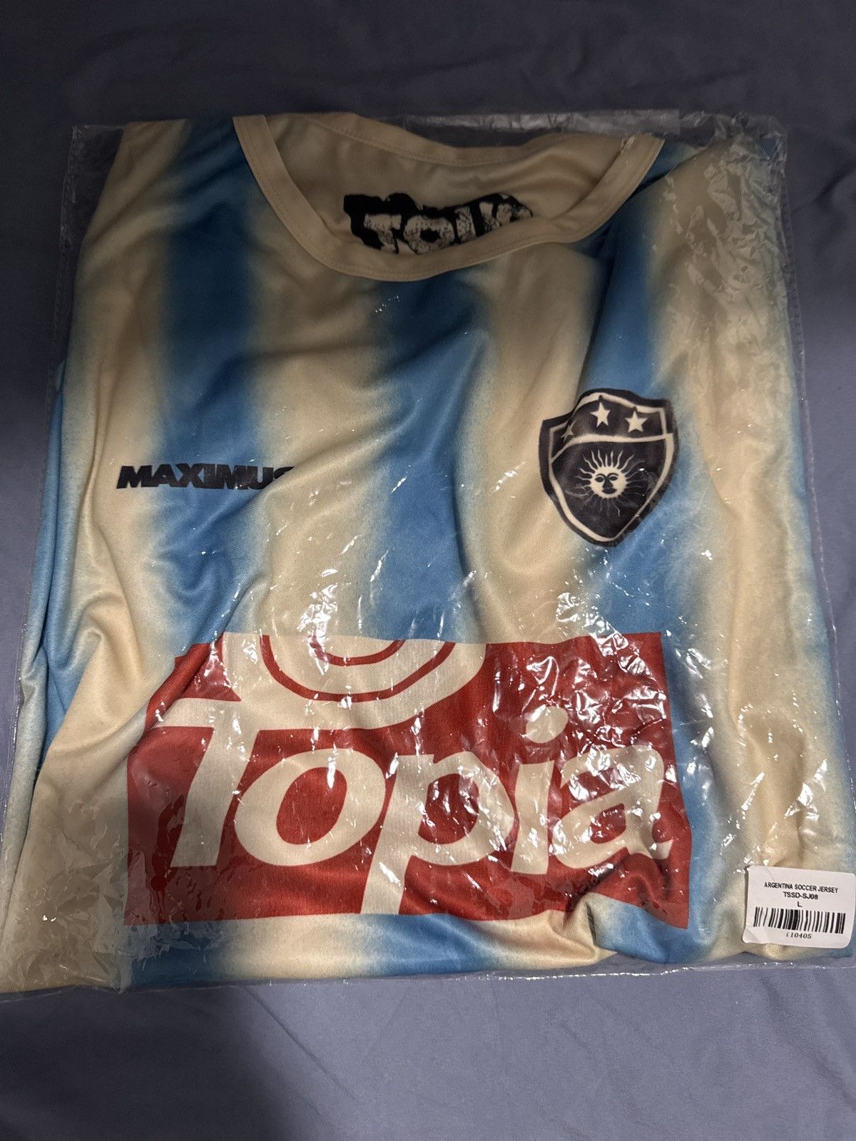 Travis Scott Argentina Soccer Jersey Size Large Multicolor