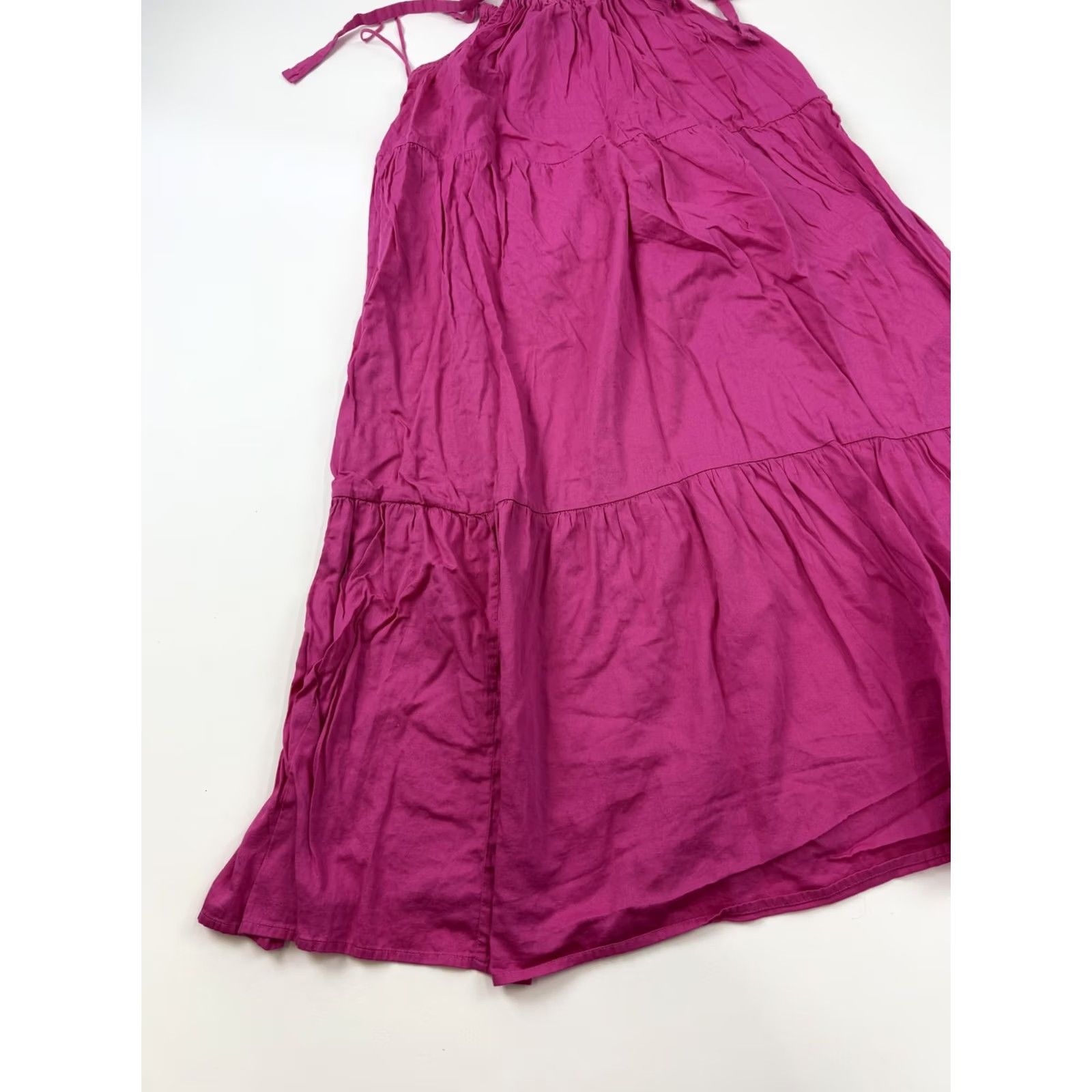 Gap Gap Sundress Womens Large Pink Sleeveless Tiered Adjustable Straps Dress Size L / US 10 / IT 46 - 2 Thumbnail