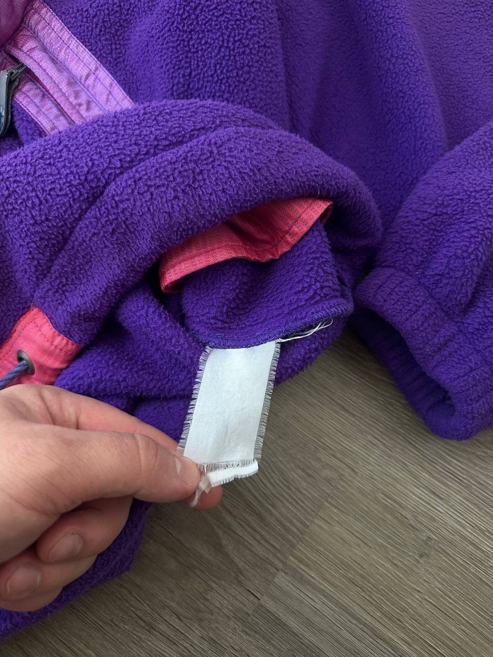 Ellesse × Vintage Vintage Ellesse Violet Outdoor Polartec Fleece Anorak Jacket Size US L / EU 52-54 / 3 - 9 Thumbnail