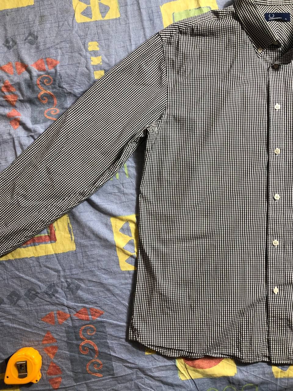 Fred Perry 🌿Men’s Shirt Button Up Fred Perry Checkered Tee🌿 Size US XL / EU 56 / 4 - 15 Thumbnail