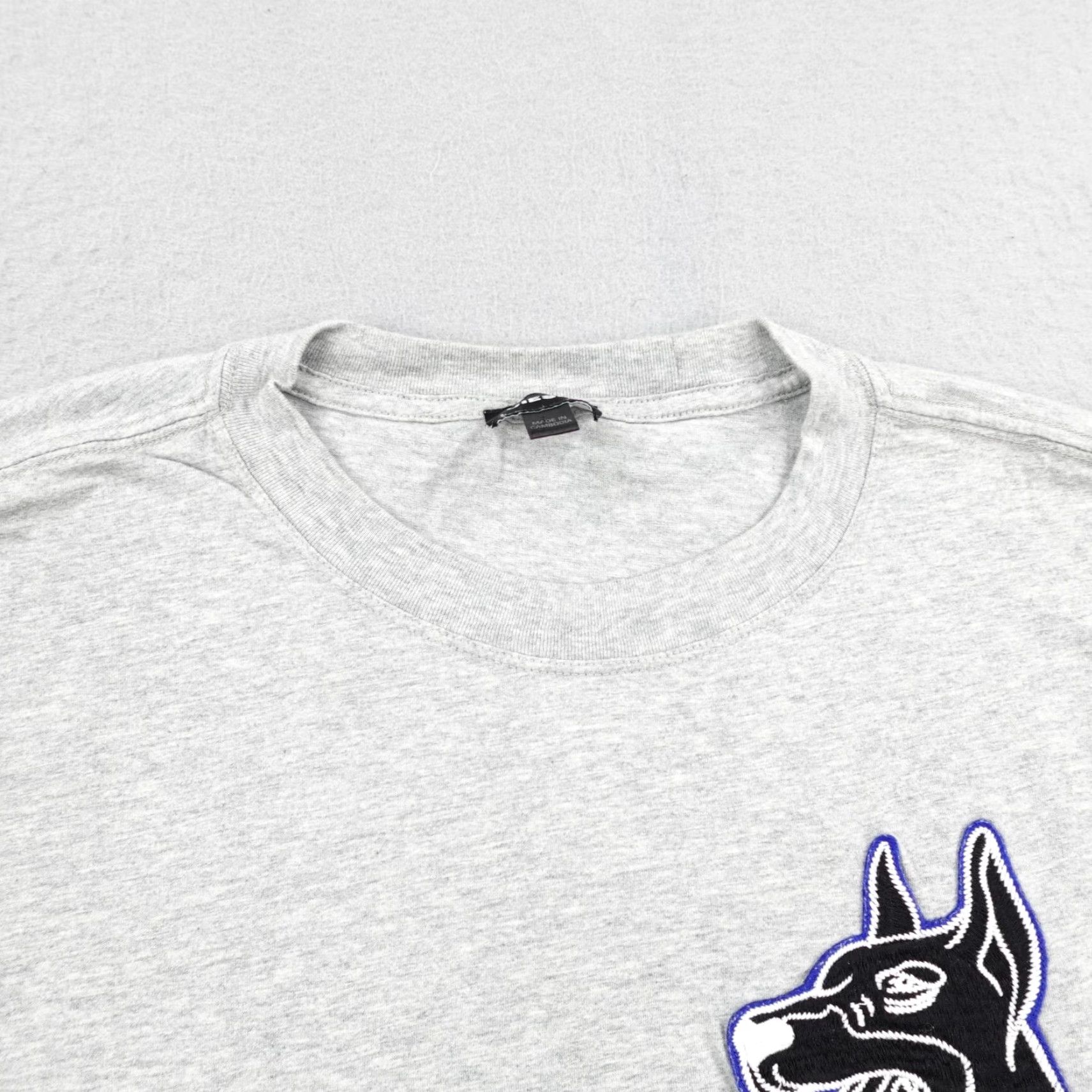 Diesel Diesel Shirt Mens Medium Gray Embroidered Dog Graphic Only The Brave Tee Size US M / EU 48-50 / 2 - 2 Thumbnail