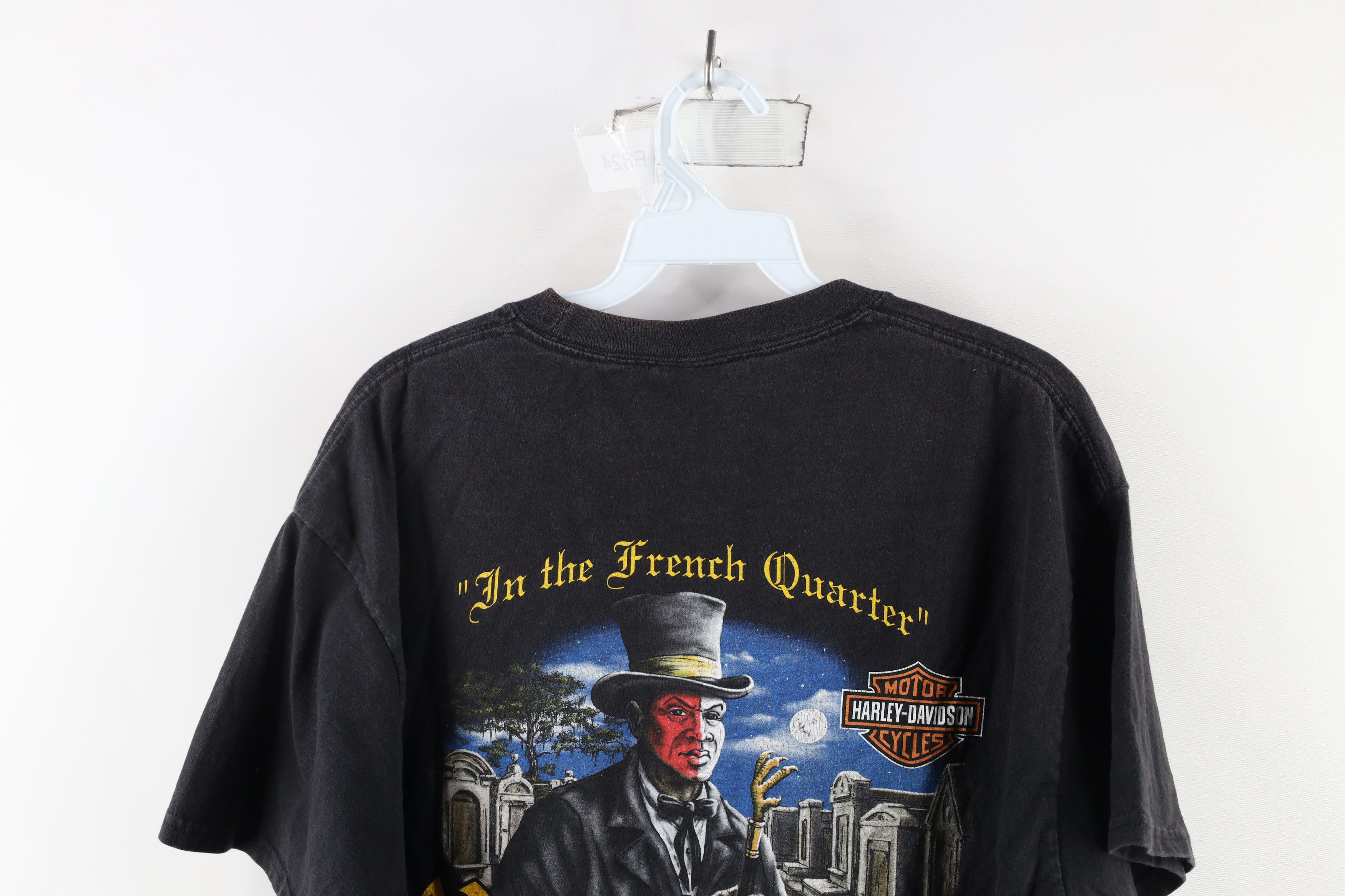 Harley Davidson × Vintage Vintage Y2K Harley Davidson Orleans Quarter Voodoo T-Shirt Size US L / EU 52-54 / 3 - 12 Thumbnail