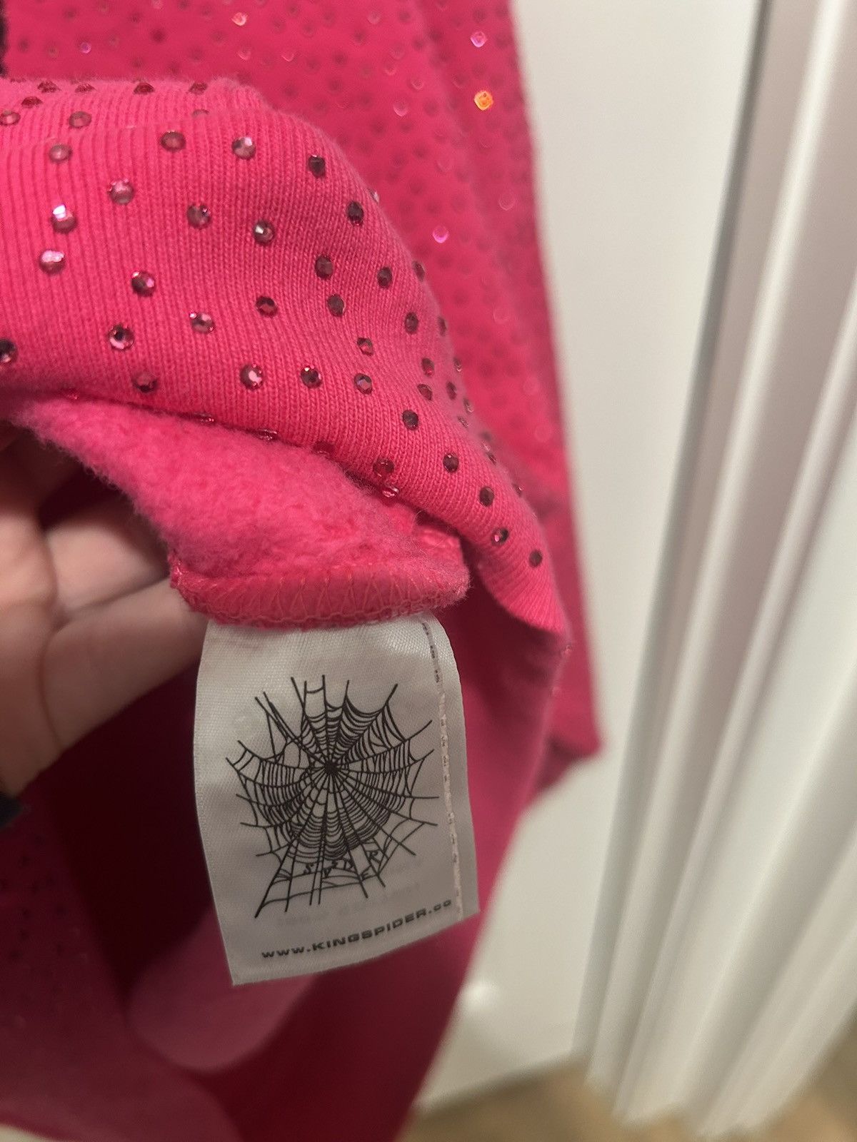 Sp5der Sp5der pink vvs hoodie Size US M / EU 48-50 / 2 - 4 Thumbnail