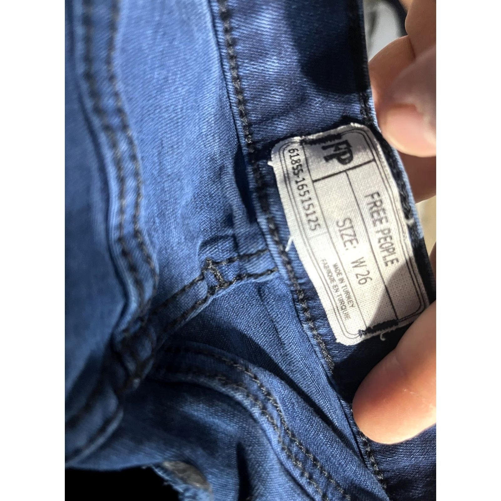 Free People Free People Jeans Women 26 Skinny Blue Denim 61855-16515125 Distressed Slim Regular Modern Blue Womens Jeans Distressed Size 26" / US 2 / IT 38 - 5 Thumbnail