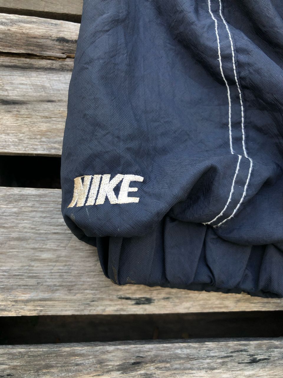 Nike × Vintage Vintage 90s Nike Air Jordan Big Logo Reversible Jacket Size US L / EU 52-54 / 3 - 6 Thumbnail