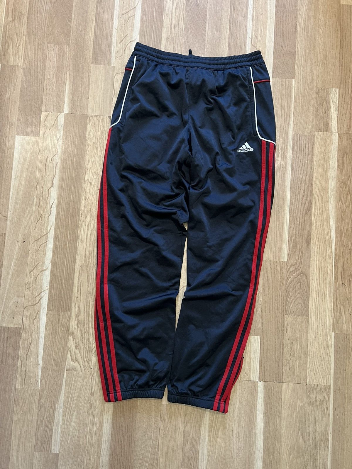 Adidas × Vintage Adidas Milan styled sweatpants vintage drill Size US 31 - 2 Thumbnail