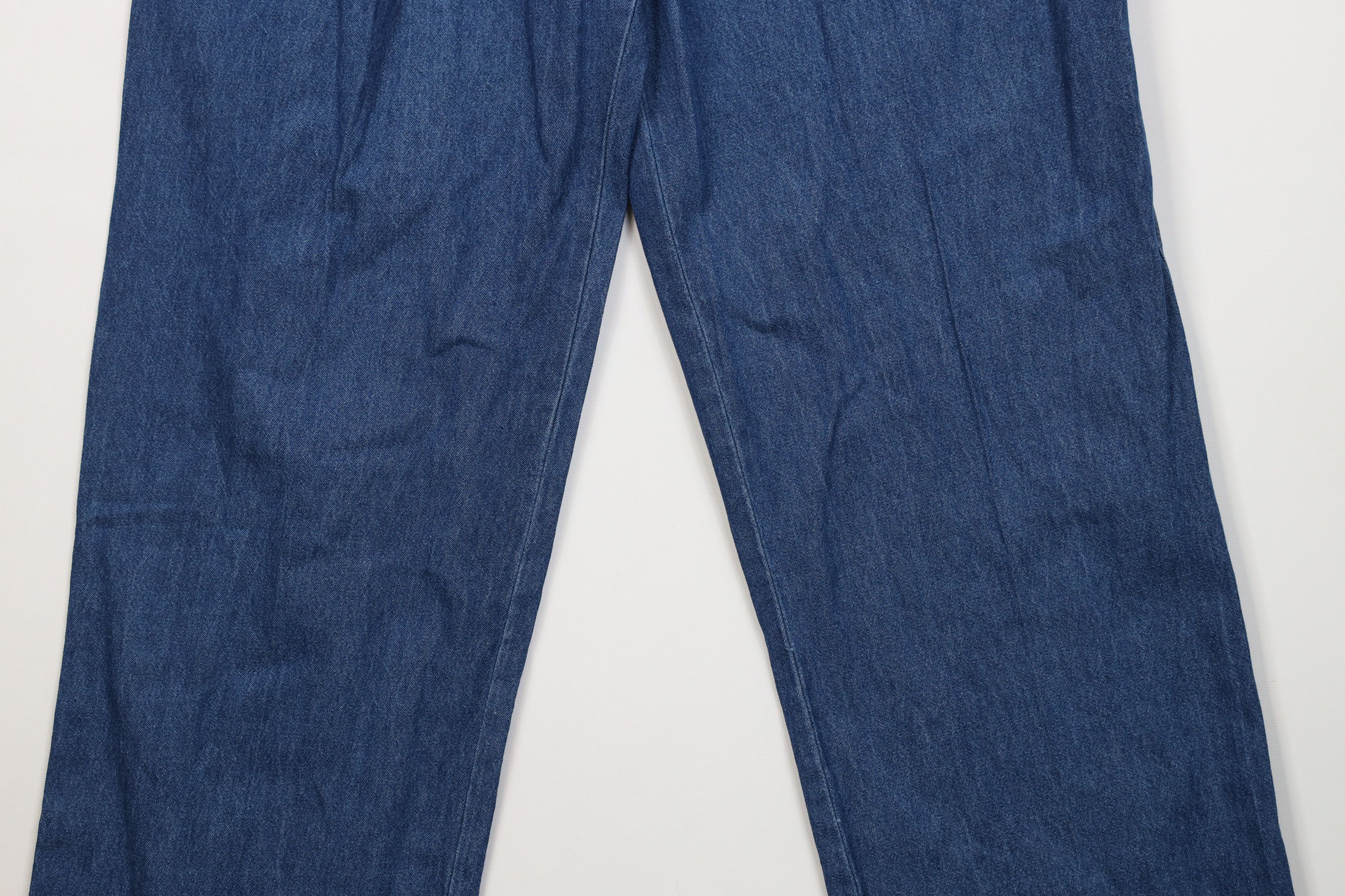Vintage Deadstock Vintage 90s Y2K Babydoll Denim Jeans Blue Cotton Size 32" / US 10 / IT 46 - 3 Thumbnail