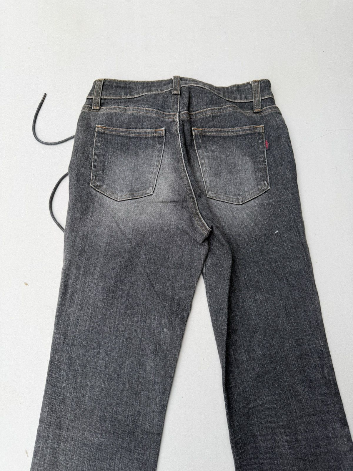 Japanese Brand Sweat camel lace up flare jeans Size US 26 / EU 42 - 6 Thumbnail