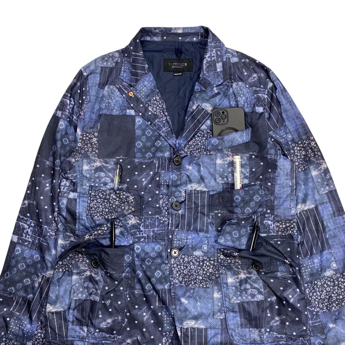 EASTLOGUE EASTLOGUE Sample Paisley Hunting Nylon Jacket Size US M / EU 48-50 / 2 - 4 Thumbnail