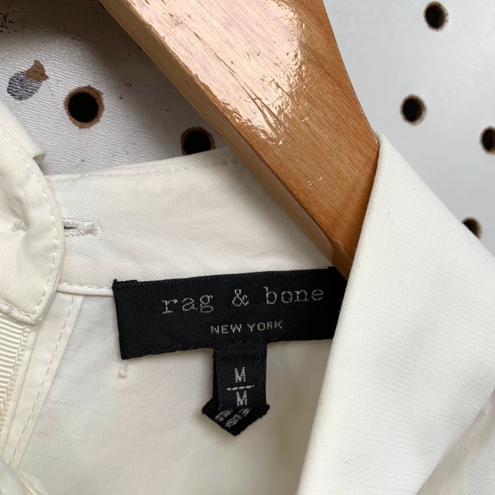 Rag & Bone Rag & Bone Button Shirt Womens M White 2 Way Reversible Collar Both Sides Shirt Womens M White 2 Way Reversible Collar Both Sides Size M / US 6-8 / IT 42-44 - 5 Thumbnail