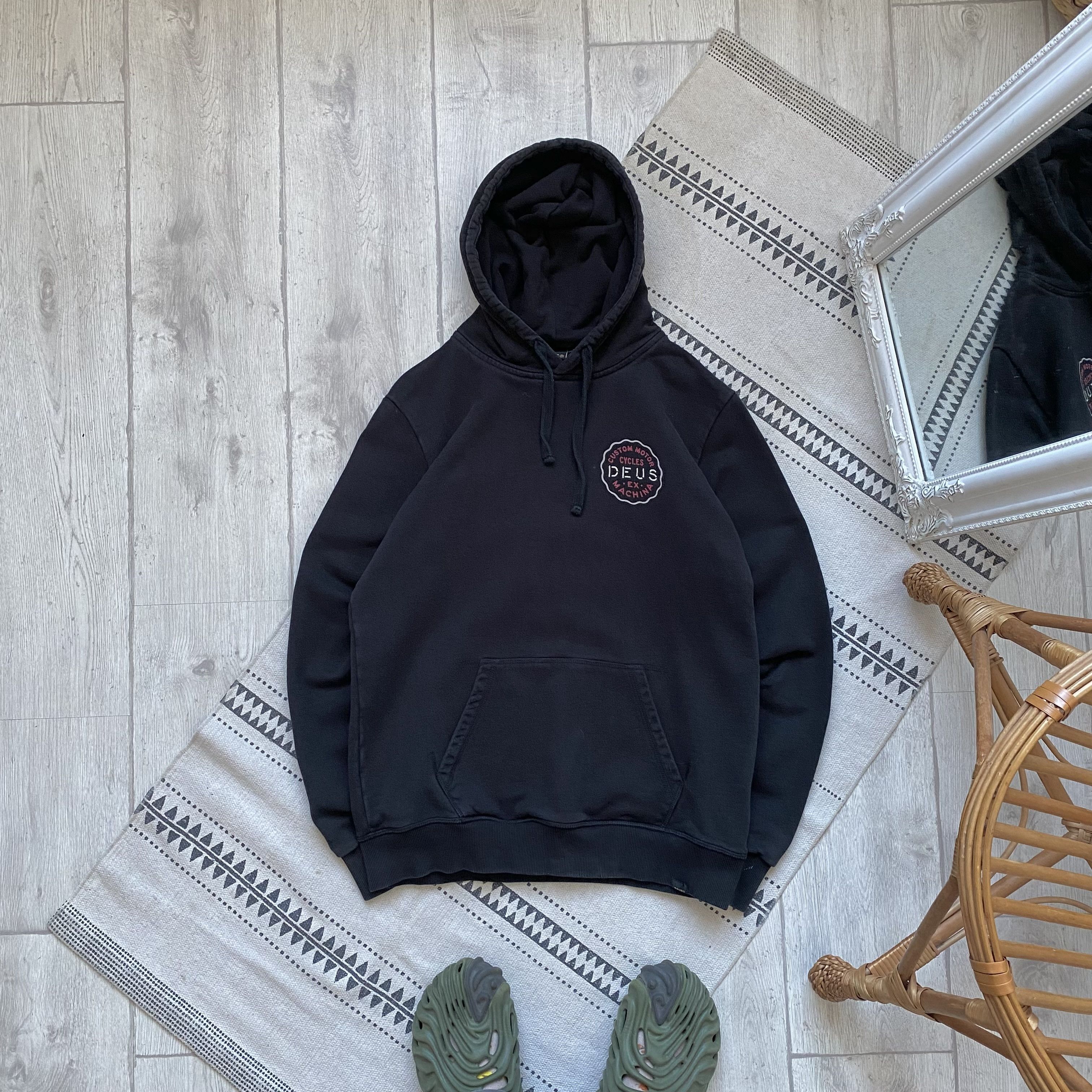 Deus Ex Machina 🏍️ Vintage 00s Deus Ex Machine hoodie Y2K big Logo racing Size US S / EU 44-46 / 1 - 1 Thumbnail