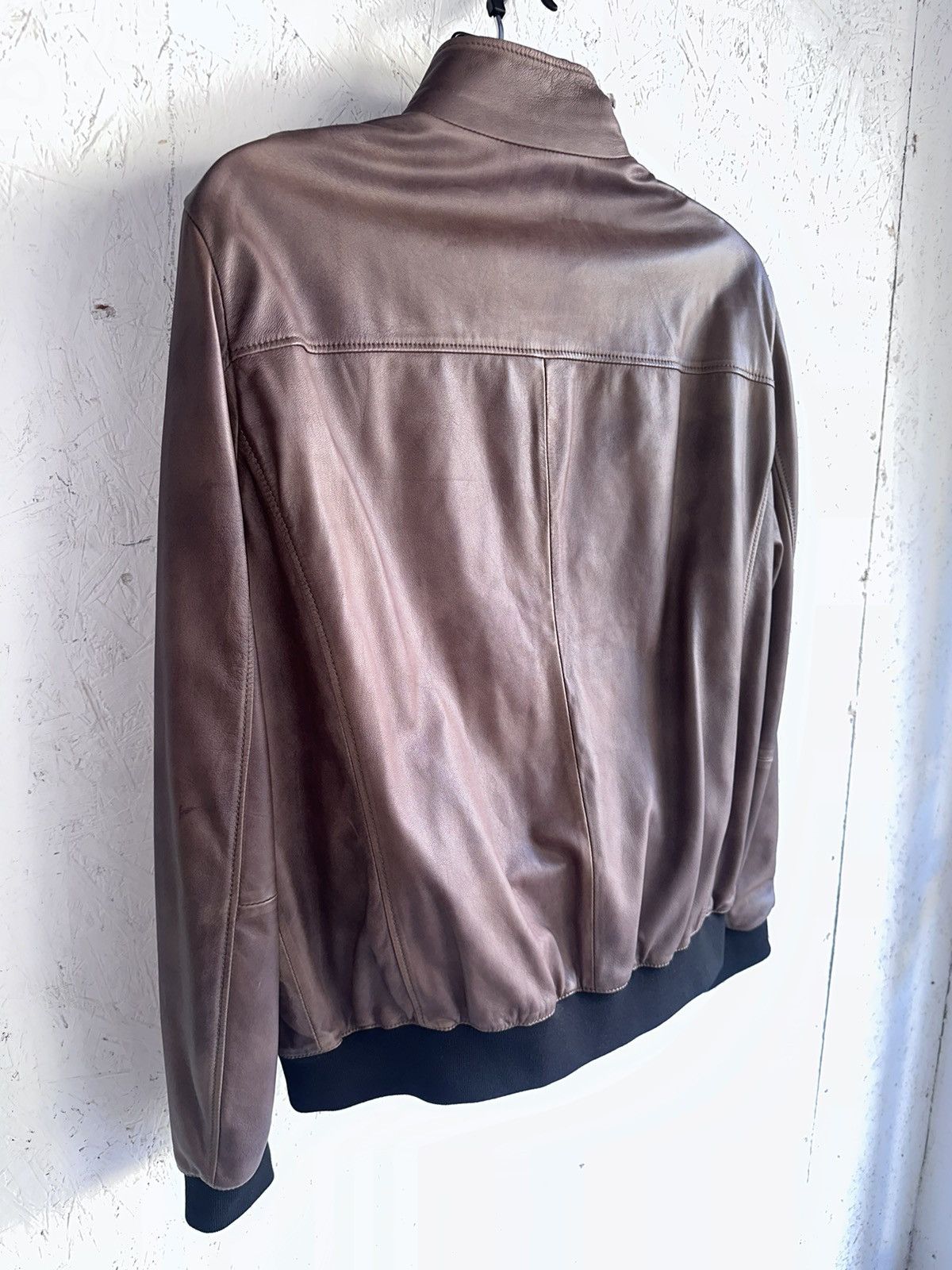 Hogan Hogan Leather Jacket Size US XXL / EU 58 / 5 - 11 Thumbnail