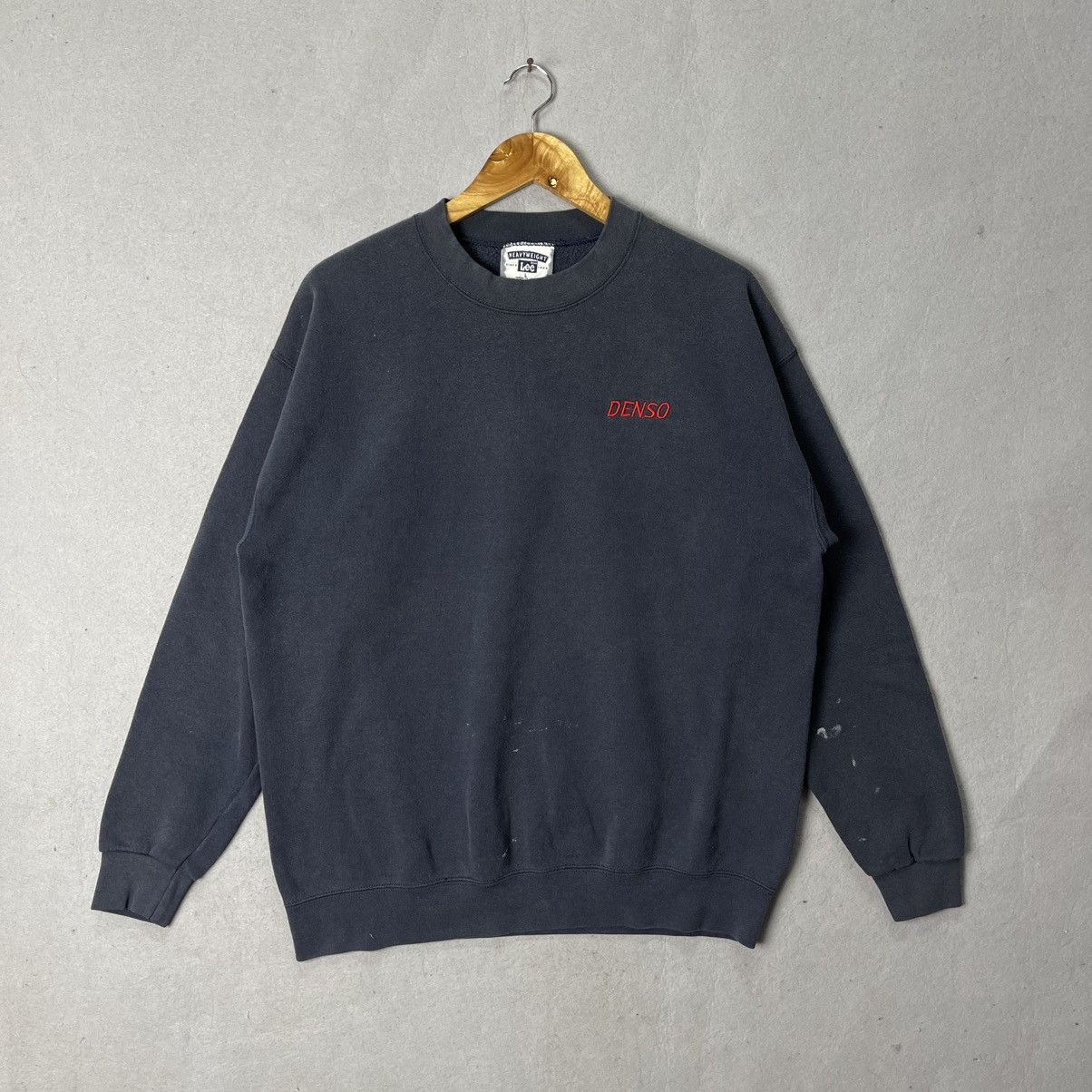 Lee Vintage Lee Heavyweight Denso Embroidered Sweatshirt Size US L / EU 52-54 / 3 - 1 Thumbnail