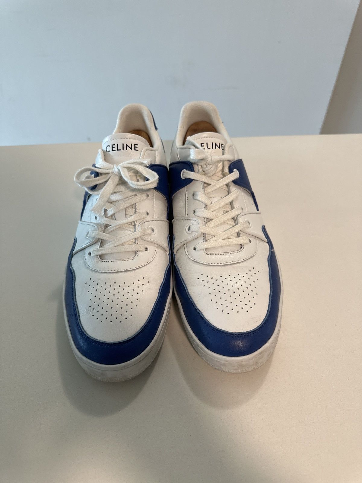 Celine White/Blue Celine CT-04 - Worn once Size US 11 / EU 44 - 3 Thumbnail