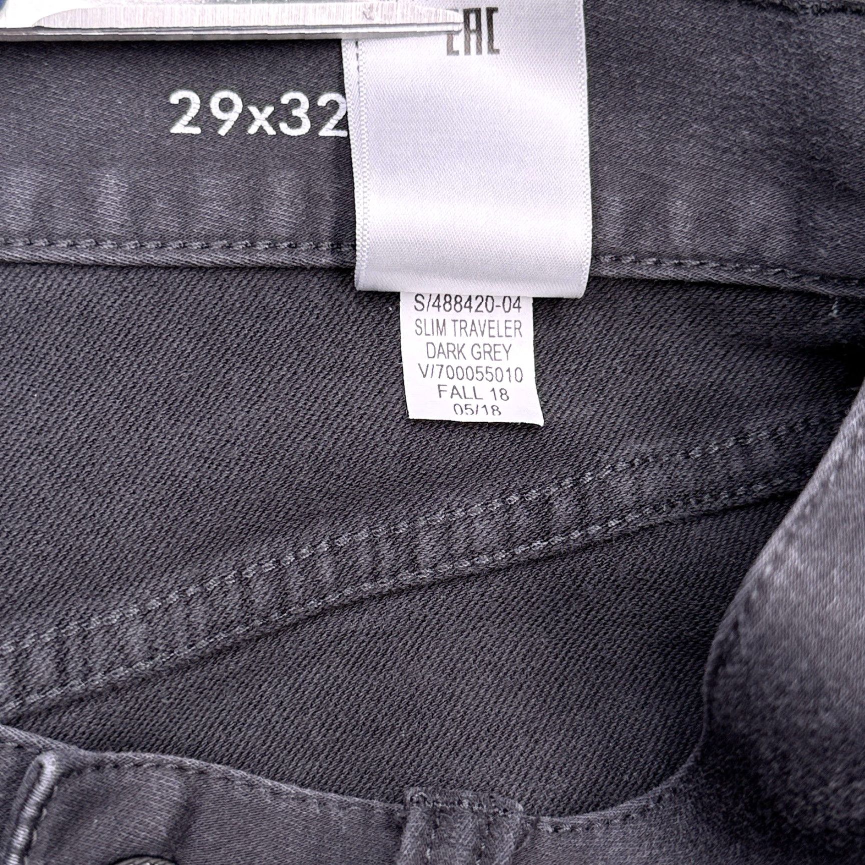 Banana Republic Banana Republic Slim Jeans Mens 29x32 Gray Mid Rise Stretch City Straight 5-Pocket Denim Cotton Spandex Vintage No Size US 29 - 6 Thumbnail