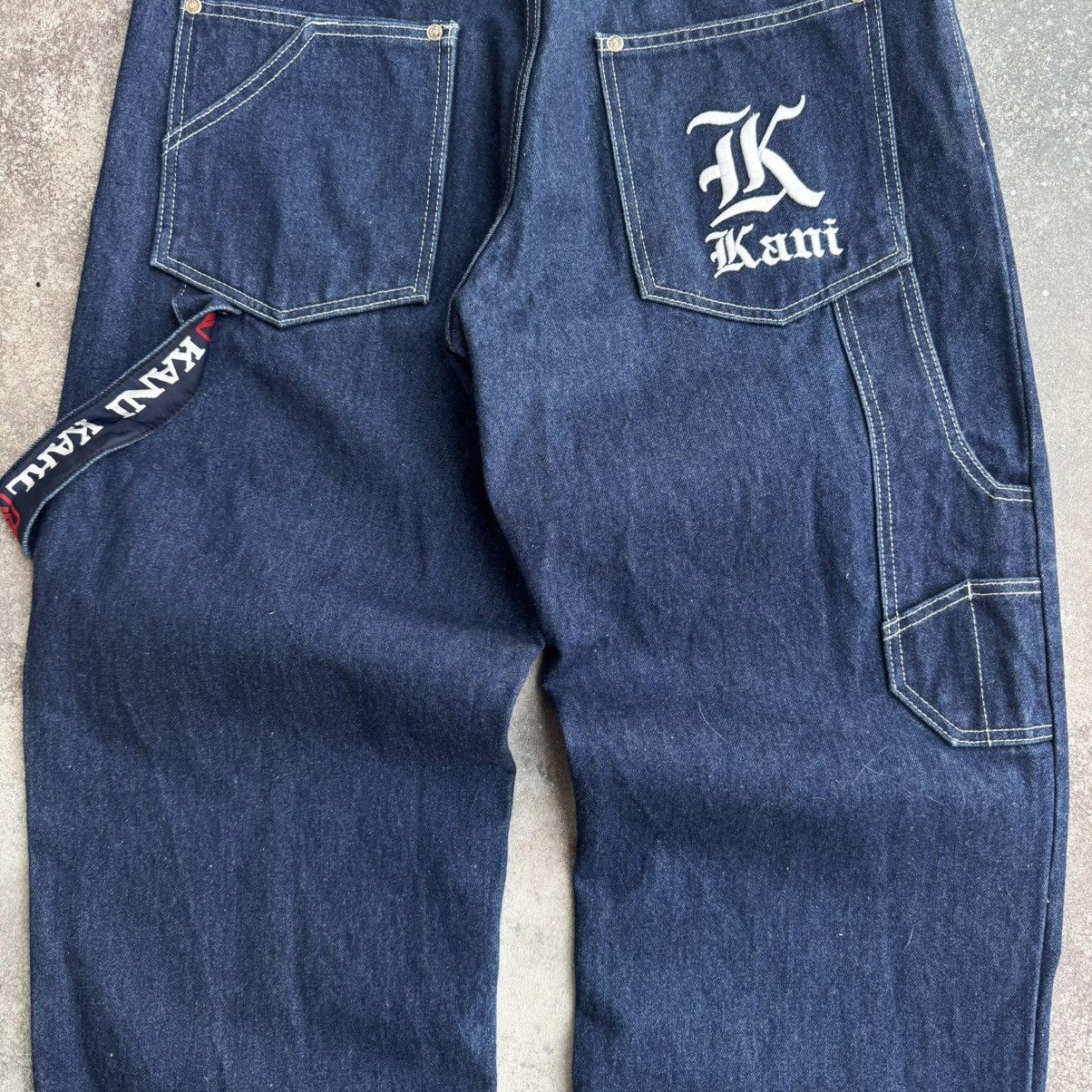 Karl Kani × Vintage Karl Kani Y2K Carpenter Denim Jeans Size US 32 / EU 48 - 10 Thumbnail