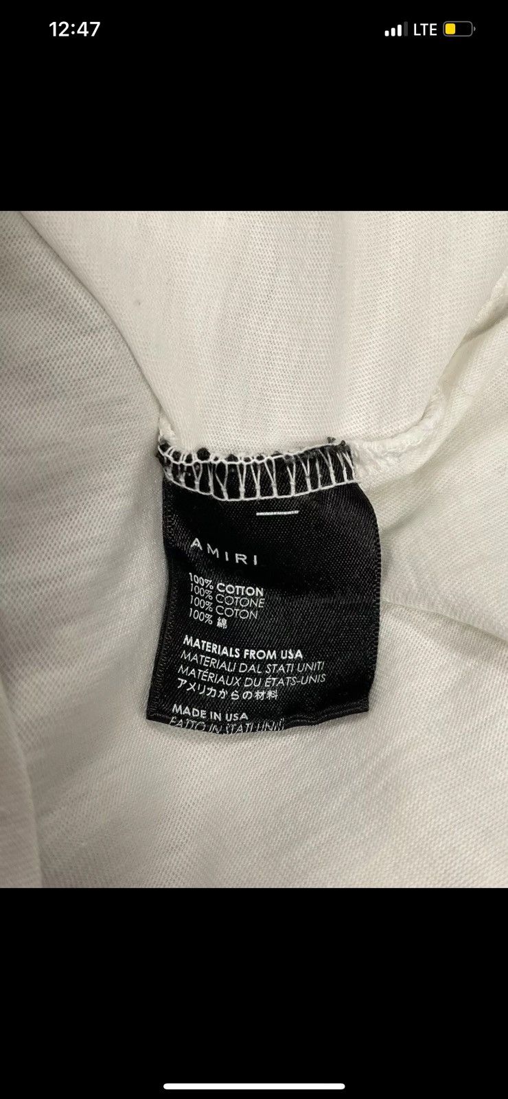 Amiri Amiri White Paisley Logo Tee Size XXL Size US XXL / EU 58 / 5 - 7 Thumbnail