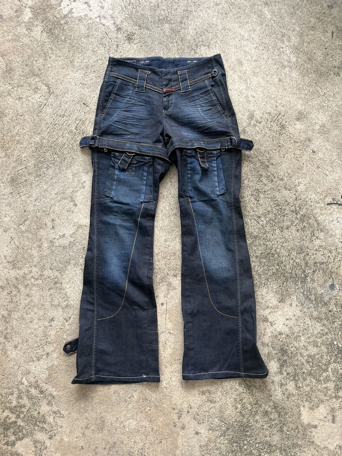 MARITHE FRANÇOIS GIBAUD FLARED DENIM