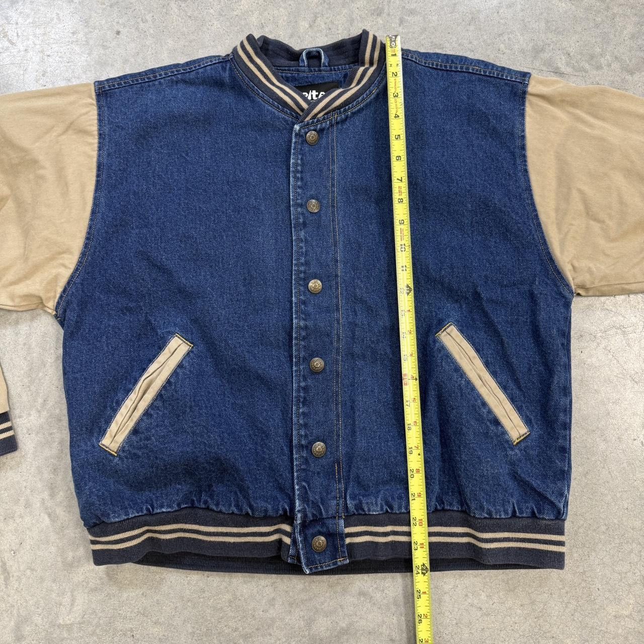 Other Vintage denim varsity bomber jacket Size US M / EU 48-50 / 2 - 6 Thumbnail