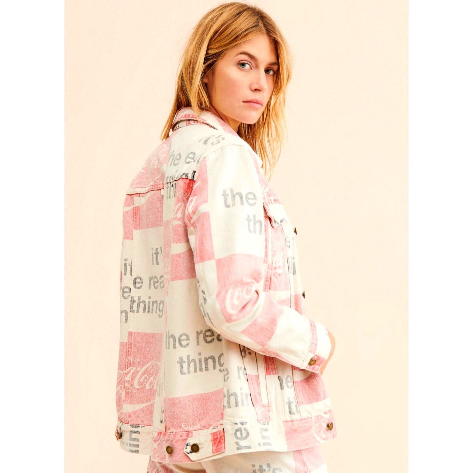Free People Free People Rolla's Coca Cola Denim Jacket Multi size S Size S / US 4 / IT 40 - 5 Thumbnail