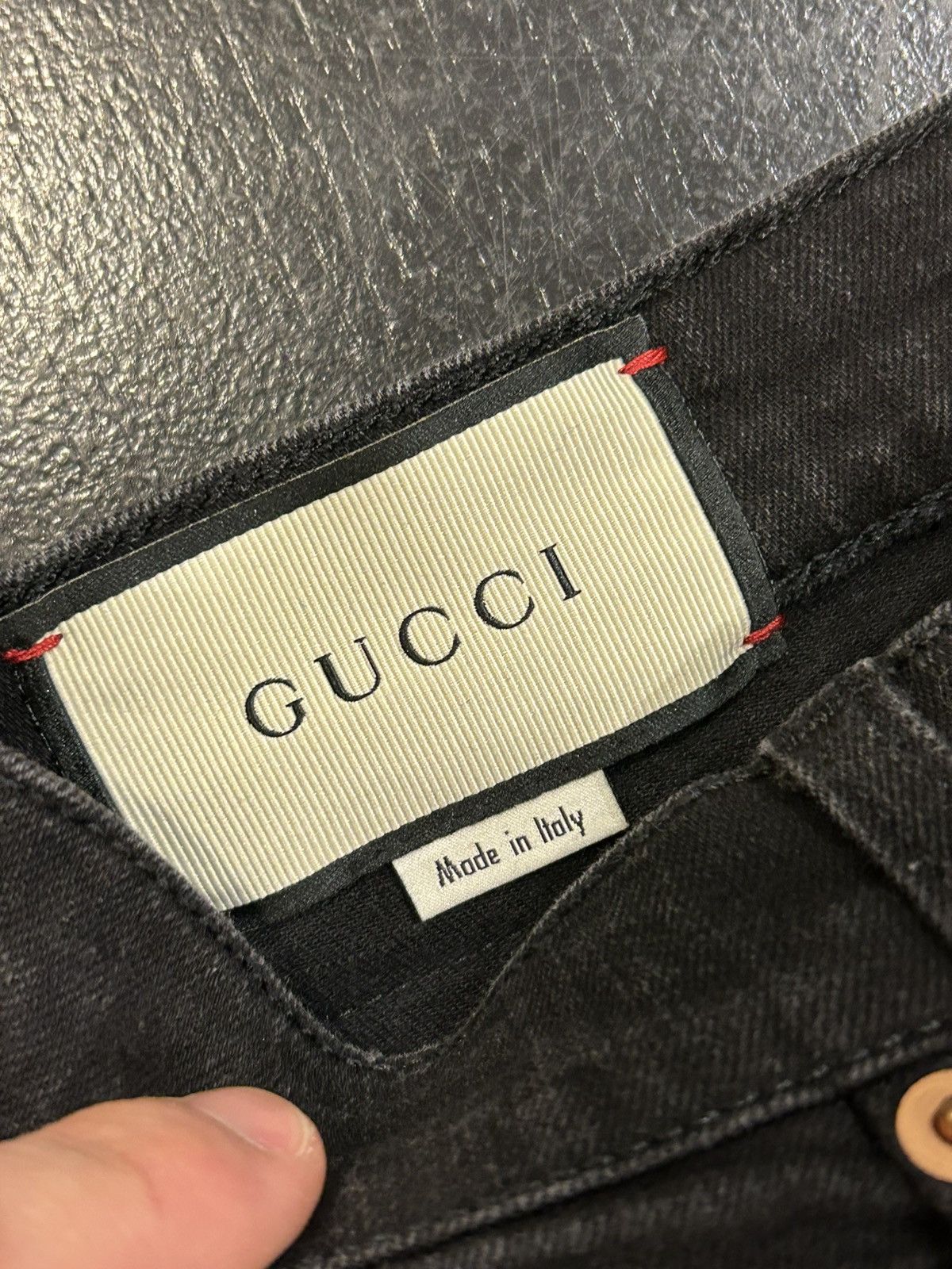 Gucci Gucci Slim Denim Jeans - Black Size US 32 / EU 48 - 3 Thumbnail