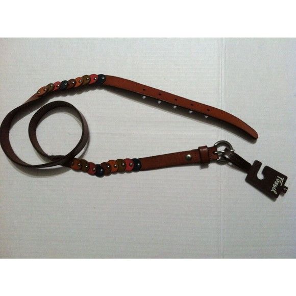Fossil FOSSIL NEW LEATHER BELT SIZE: L LENGTH: 44" WIDTH: 3/4" Size ONE SIZE - 5 Thumbnail