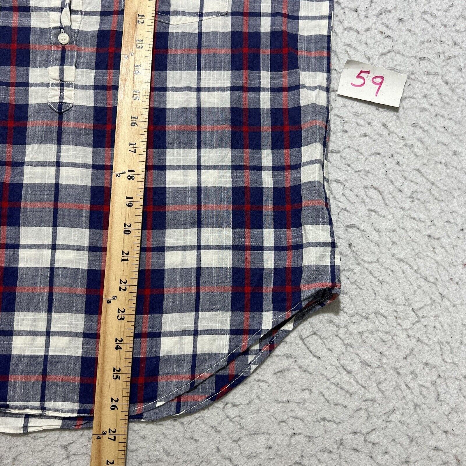 J.Crew J. Crew Boy Fit Plaid Gauze Button Flannel Long Sleeve Shirt Size M / US 6-8 / IT 42-44 - 9 Thumbnail