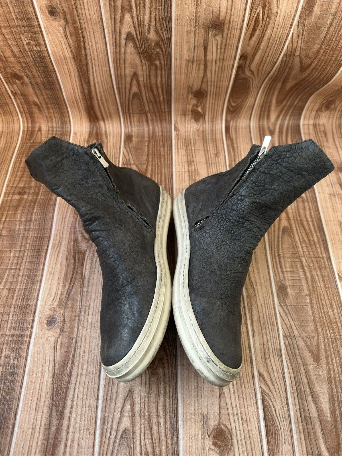 Officine Creative Officine Creative Double Zip up boots Like Rick Owens Size US 12 / EU 45 - 10 Thumbnail