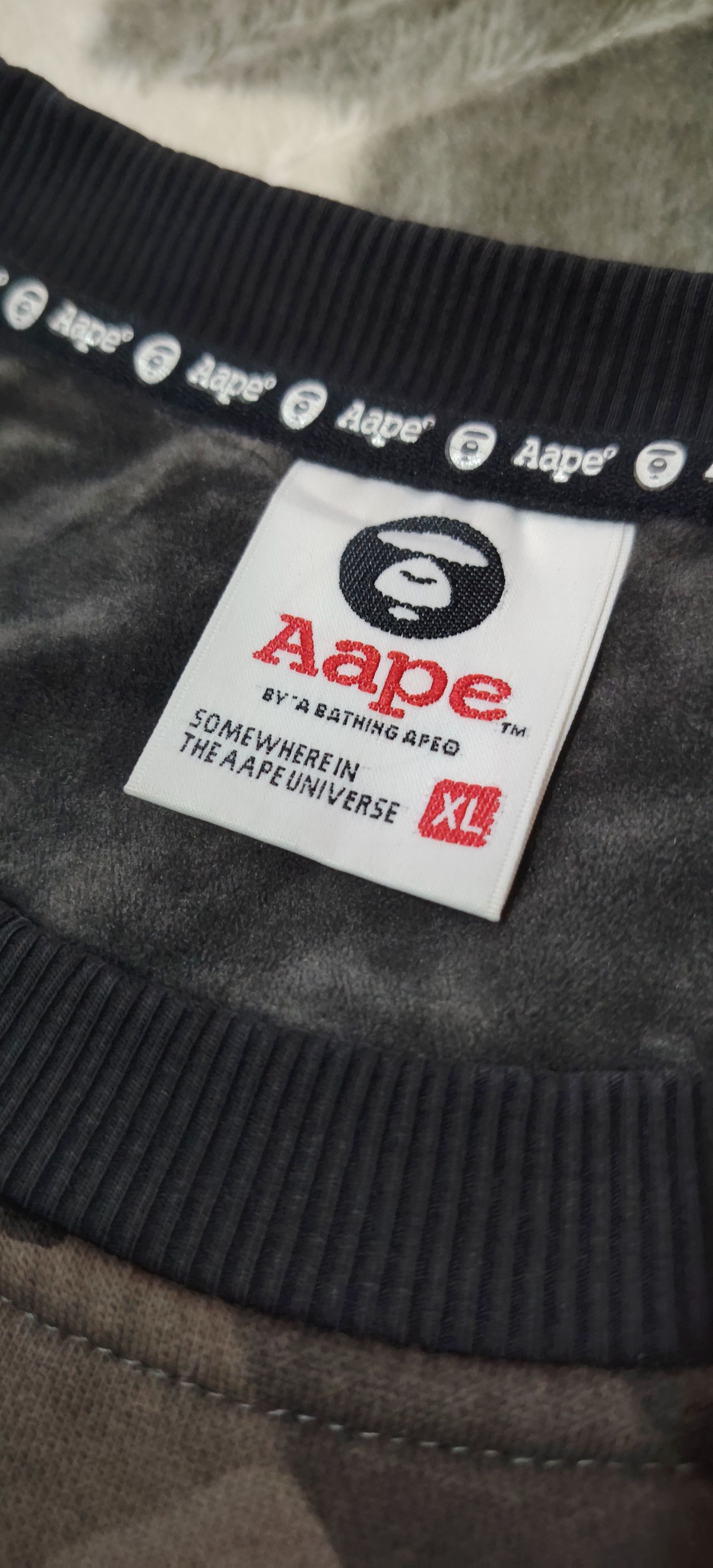 Aape AAPE By A Bathing Ape 2018 CNY Universe Camo Sweatshirt Size US XL / EU 56 / 4 - 4 Thumbnail