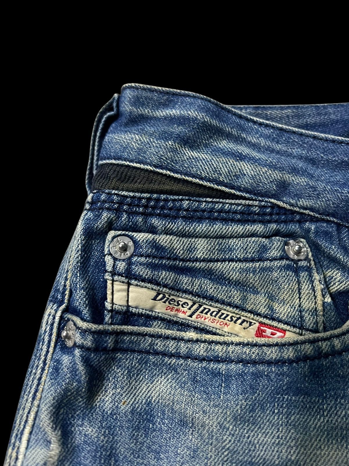 Diesel × If Six Was Nine × Le Grande Bleu (L.G.B.) 💥Baggy💥Diesel Industry Mud Wash Distress Jeans Size US 31 - 10 Thumbnail