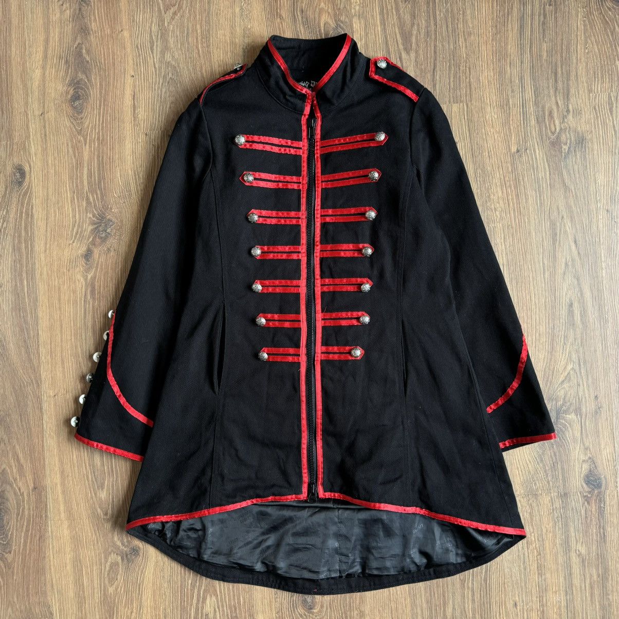Other Living Dead Souls Gothic Vampire Napoleon Jacket Corset Size M / US 6-8 / IT 42-44 - 1 Thumbnail