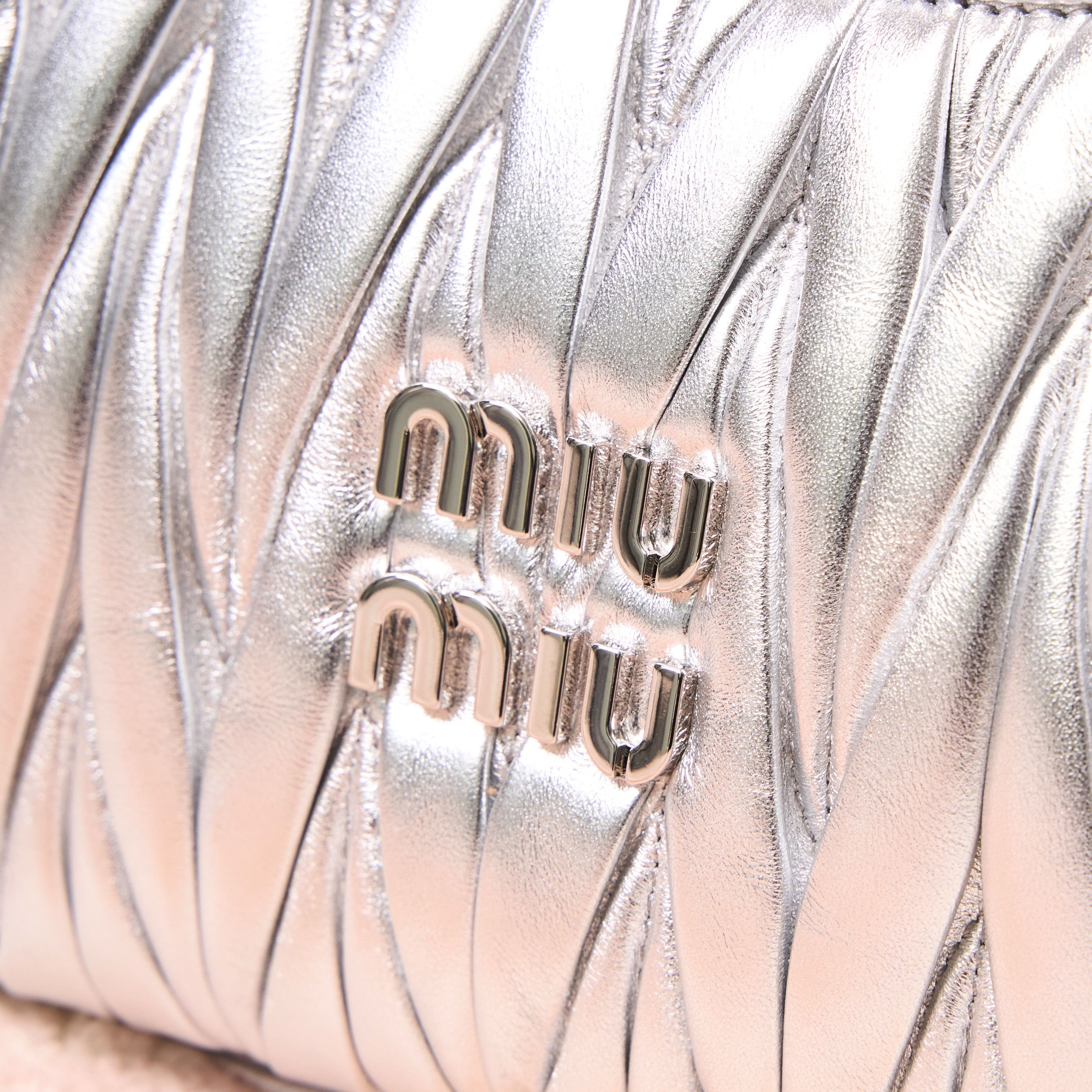 Miu Miu MIU MIU Wander Matelassé Nappa Leather Hobo Bag Size ONE SIZE - 2 Thumbnail