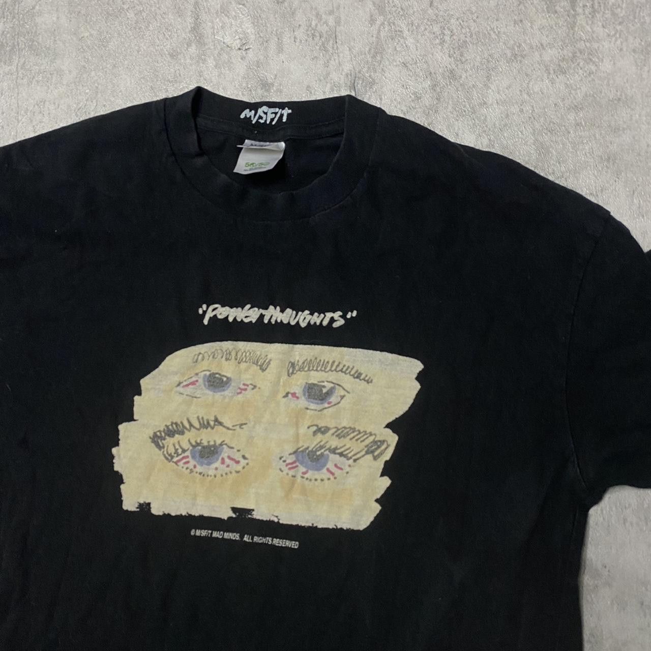 Other Misfits "Power Thoughts" black T-shirt #punkrock Size US M / EU 48-50 / 2 - 2 Thumbnail