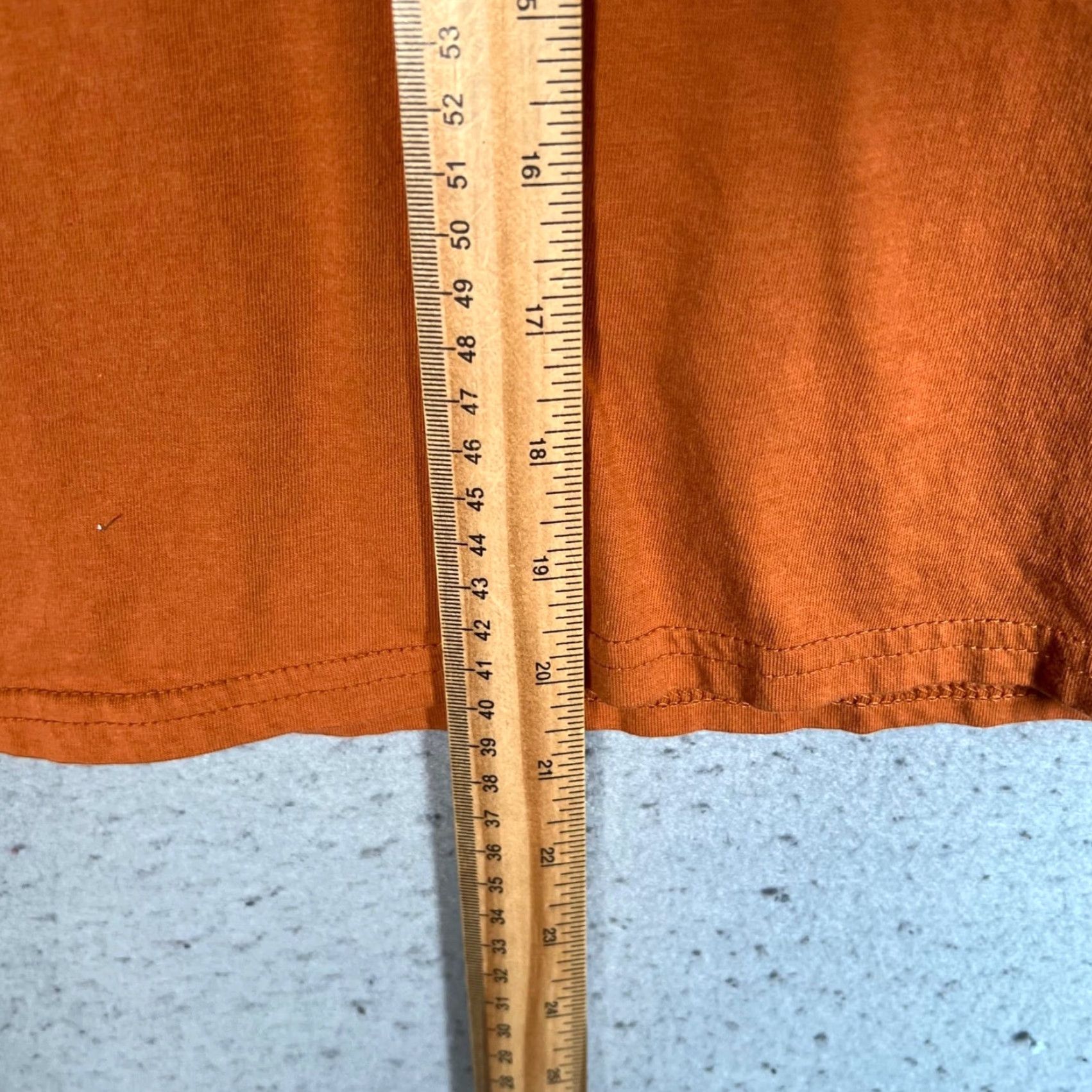 Everlane Everlane Orange Long Sleeve Mock Neck 100% Cotton Top T Shirt Womens XXS Regular Size 2XS Casual Shirt Size XXS / US 00 / IT 34 - 6 Thumbnail