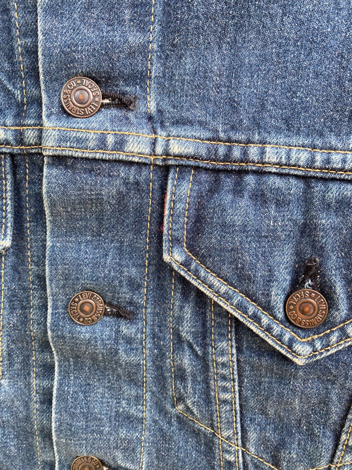 Levi's × Levi's Vintage Clothing × Vintage size 36 vintage levi's 71557 big E trucker denime big E Size US S / EU 44-46 / 1 - 2 Thumbnail