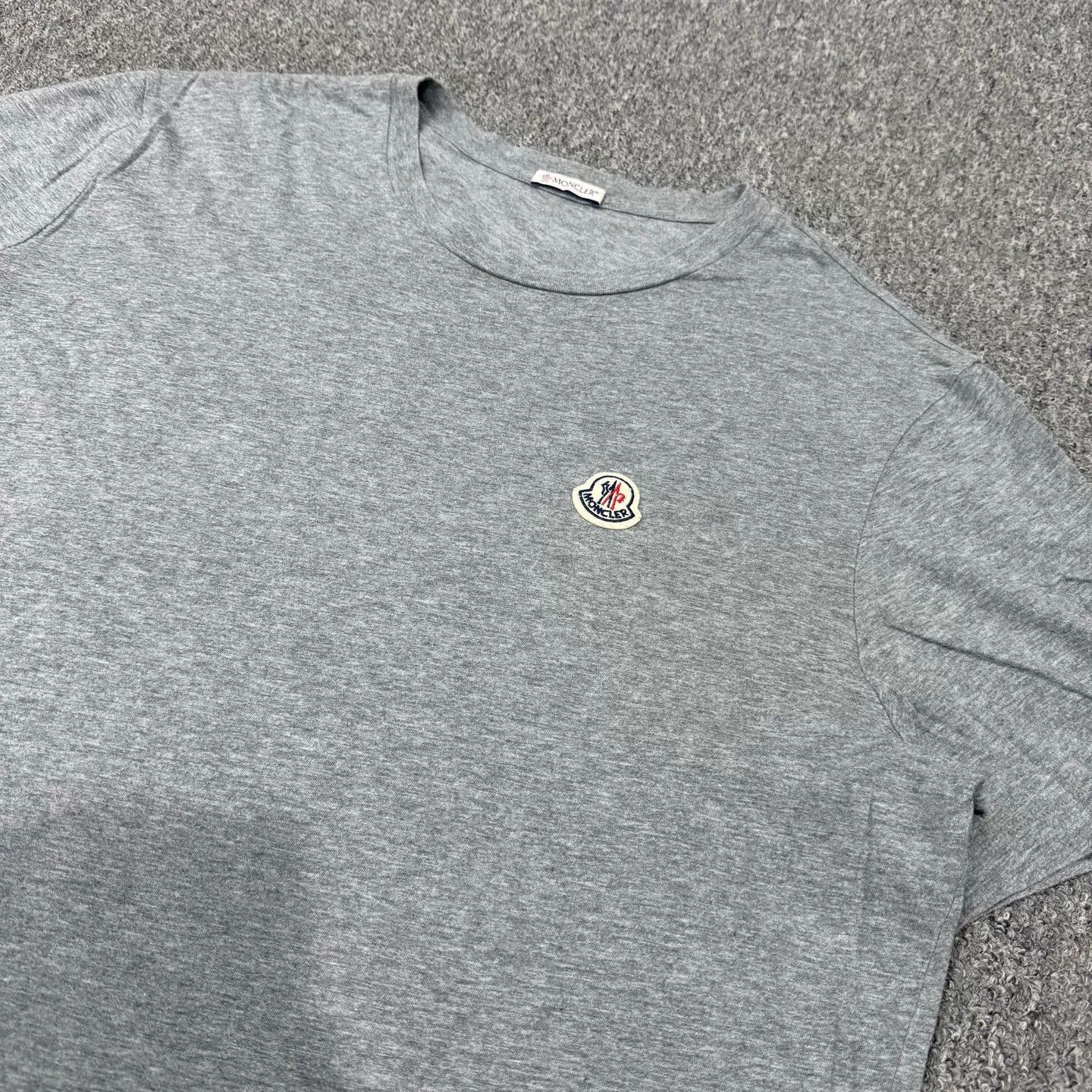 Moncler Moncler Gray Logo Short Sleeve Tee 3XL 99 New Size 3XL / US 20-22 - 3 Thumbnail