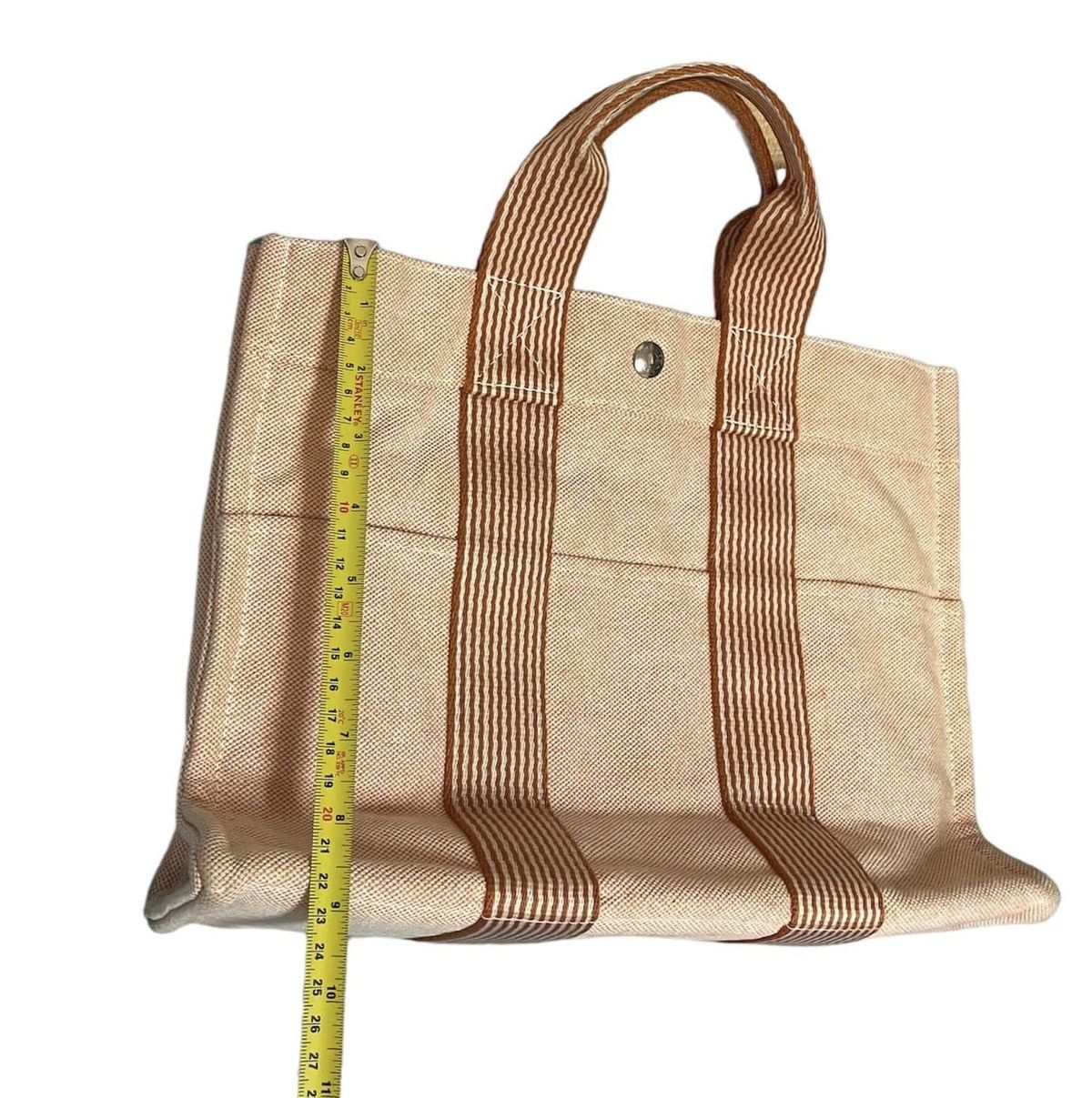 Hermes 🔥🔥🔥 VINTAGE HERMES TOTE BAG MADE IN FRANCE Size 28 - 6 Thumbnail